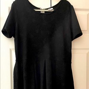3XL Textured Black LuLaRoe Amelia Texture